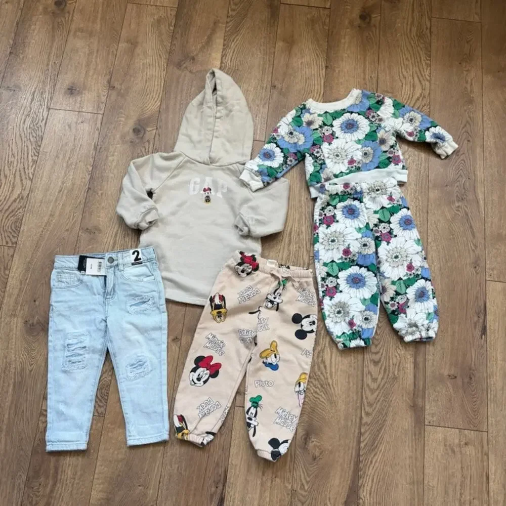 Lot of Baby Girl Clothes Size 2T Gap Cotton On H&M